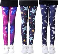 stretch rainbow bottom leggings for girls - trendy girls' clothing and leggings logo