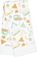 🏕️ zak! designs приключенческое кухонное полотенце, палатки для кемпинга и прицепы логотип