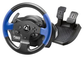 img 4 attached to 🎮 Thrustmaster T150 RS Racing Wheel: PS4 & PC Compatible, Also PS5 Game Compatible!