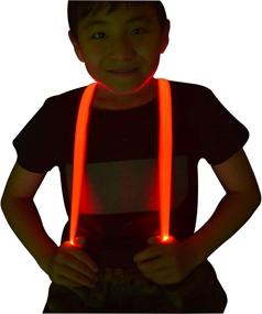 img 4 attached to Детские световые подтяжки для мальчиков: стильные аксессуары для детей