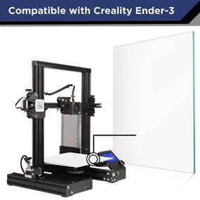 img 1 attached to 🛏️ Ender 3 - 235" Tempered Glass Print Bed for 3D Printer