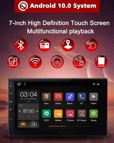 img 3 attached to EinCar Double Din Car Stereo Android Auto Carplay With Bluetooth 7 Inch Touch Screen GPS Navigation Car Audio Receiver FM/AM/RDS Radio Video Multimedia 2G RAM 32 ROM Support Camera Input AUX-In WiFi