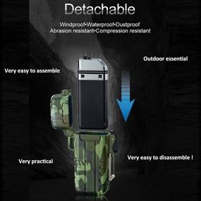 img 1 attached to Беспламенная сигарета Ветрозащитная Водонепроницаемая Перезаряжаемая