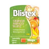 🍊 blistex lip protectant spf 15 orange mango blast: pack of 3 for ultimate lip care! logo