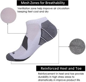 img 2 attached to 👕 Comfortable JOYNÉE Athletic Performance Cushioned Men's Clothing for Active Lifestyle