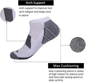 img 3 attached to 👕 Comfortable JOYNÉE Athletic Performance Cushioned Men's Clothing for Active Lifestyle