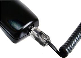 img 2 attached to 📞 Improved Softalk 21002 Clear/Black Phone Cord Detangler - Essential Landline Telephone Accessory