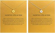 🍀 hundred river friendship clover necklace unicorn & elephant good luck necklace with message card gift card bundle (2&3 pack) logo