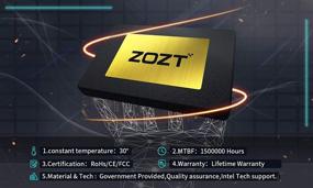 img 1 attached to 💨 Высокопроизводительный 240 ГБ 2.5-дюймовый внутренний твердотельный накопитель (SSD) SATA III с технологией 3D NAND - серия ZOZT G3000: Скорость до 540 МБ/с