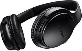 img 2 attached to 🎧 Bose QuietComfort 35 (Series I) Wireless Headphones: Noise Cancelling and Sleek Black Design