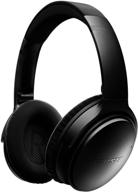 🎧 bose quietcomfort 35 (series i) wireless headphones: noise cancelling and sleek black design logo