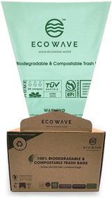 img 4 attached to 🌱 ECO WAVE 100% Compostable Trash Bags: Sustainable Solution for 13 Gallon Waste, 50 Bags