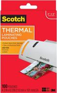 scotch thermal laminating pouches tp5900 100 logo