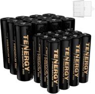 🔋 аккумуляторы tenergy premium pro для зарядки aa и aaa, высокой емкости nimh 2800mah для aa и 1100mah для aaa, 24 штуки (12 aa + 12 aaa) зарядные аккумуляторы логотип