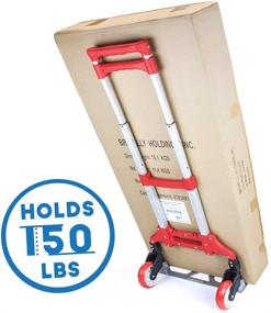 img 2 attached to Heavy Duty Hand Truck Dolly: Premium Material Handling Product