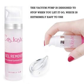 img 3 attached to Crislashes Lash Extension Remover 20ML - Clear Formula for Quick 💧 Dissolving of Powerful Eyelash Glue - Professional Lash Extension Remover for Eyelash Extensions