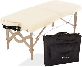 img 4 attached to 🧘 EARTHLITE Avalon Portable Massage Table Package with Reiki Endplate, Premium Flex-Rest Face Cradle &amp; Strata Cushion, plus Carry Case (30”x73”)