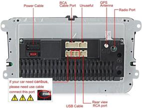 img 3 attached to 🚗 MekedeTech Автомагнитола Android 9.0 Double Din для VW Skoda: 8-дюймовый сенсорный экран, BT WiFi, автомагнитола с встроенным экраном