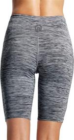 img 1 attached to 🩳 Neleus Women's High Waist Yoga Shorts: Tummy Control, Workout Running Compression Shorts with Pocket