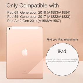 img 3 attached to ZoneFoker Case for iPad Air 2 Case: Full-Body Coverage Slim Cover with Screen Protector/Stand for Apple iPad 6th/5th Generation 9.7 inch - Perfect for Women, Men, and Kids!