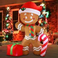 joiedomi inflatable decoration gingerbread self inflatable logo