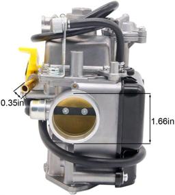 img 3 attached to 🔧 High-Performance TRX300EX Carburetor for Honda TRX250X/TRX300EX ATV Quad, Compatible with 1987-1988 & 1993-2008 Models - 16100-HM3-670/16100-HM3-L00/16100-HM3-A61 Carburetor