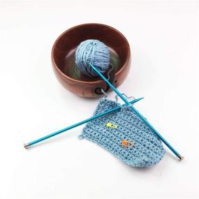 img 1 attached to Weabetfu Aluminum Knitting Straight Handmade