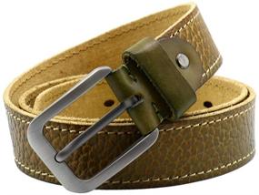 img 4 attached to Italian Genuine Leather Single Buckle