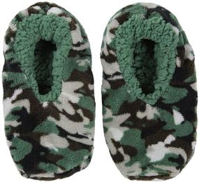 img 1 attached to MeMoi Boys Slippers Little Green