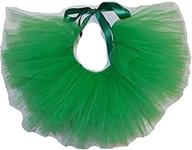 handcrafted bright green tulle large logo