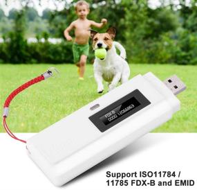 img 2 attached to Portable Pet Tracking Finder: Microchip Scanner with RFID 134.2Khz Support ISO11784 / 11785 FDX-B and EMID, USB Charger