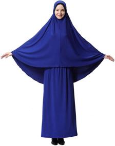 img 4 attached to 👗 XINFU Women's Muslim Costumes: Stylish & Comfortable Clothing for Women's Dresses