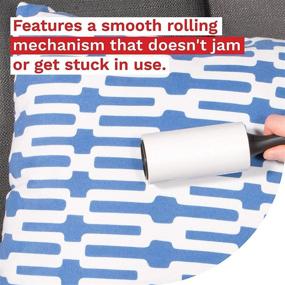 img 2 attached to XFasten Pet Lint Roller: Extra Sticky Remover for Cat, Dog, and Pet Hair, Fur, and Lint on Furniture, Car, Carpet, and Clothes - Includes 1 Roller + 5 Refill Rolls (90 Sheets Each) with Bonus Roller Refill