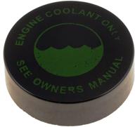 dorman 82595 coolant reservoir cap for jeep models: a perfect fit for your vehicle logo