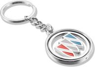 chuangzhi sales fit buick key chain ring - 3d chrome metal car keychain keyring alloy key holder key fob fit buick accessories logo