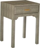 🏞 sterling home gray sands point accent side drawer end table logo