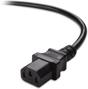 img 1 attached to 🔌 Cable Matters 2-Pack Computer to PDU Power Extension Cord, 6ft Power Extension Cable (IEC C14 to IEC C13 PDU Power Cord)