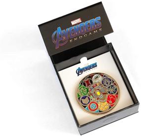 img 3 attached to 🦾 Marvel Avengers: Endgame Exclusive Spinning Stark Gauntlet - A Must-Have Collectible with Avengers Stark Infinity Gauntlet Pin Included!