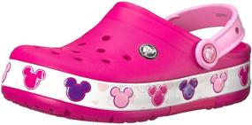 img 4 attached to 🐭 Crocband Mickey Unisex Toddler Boys' Shoes by Crocs