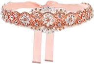 👰 yanstar handmade rhinestone crystal bridal belt for wedding dress - wedding belt for optimal seo logo