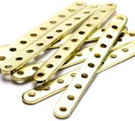 🔶 cousin large antique gold spacer bar - pack of 23 for diy projects logo