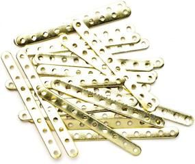 img 1 attached to 🔶 Cousin Large Antique Gold Spacer Bar - Pack of 23 for DIY projects