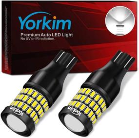 img 4 attached to Yorkim 921 LED Bulb 912 Led Reverse Light Super Bright 3014 3030 58-SMD Chipsets Error Free, T15 LED Bulb 906 904 902 W16W 921 912 Reverse Lights – Pack of 2