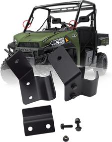 img 4 attached to 🛠️ XJMOTO Side Pillar Pro-fit Cage Mounting Brackets for Polaris Ranger XP 570 900 1000 General (2013-2021) - Easy Install, No Drilling Needed