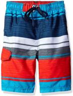 🏖️ premium kanu surf boys' line up quick dry upf 50+ beach swim trunk- ultimate protection and style logo