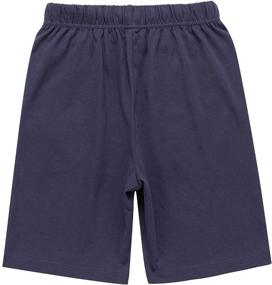 img 3 attached to 👕 KOWDRAGON Greyblk Cotton Jersey Lounge Boys' Clothing and Shorts