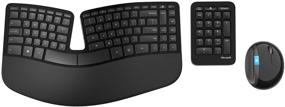 img 4 attached to 🖥️ Optimized for Search: Microsoft Sculpt Ergonomic Desktop Combo with USB Port Keyboard and Mouse (L5V-00002)