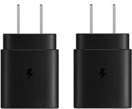 2 pack samsung usb-c super fast charging power adapter-25w pd charger block for galaxy note10 s10+ s20 s21 s9 s8,iphone 11 promax xs max xr x, ipad pro, google pixel 2 4 3a xl, lg and more - efficient charging solution logo