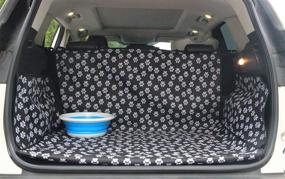 img 4 attached to Durable and Waterproof Dog Trunk Cargo Liner - Ultimate SUV Trunk Protector for Dogs and Pets - Premium Car Seat Cover - Sturdy and Reliable Trunk Mat
