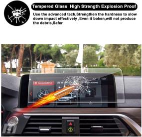 img 3 attached to 📱 Enhance Your 2018 B-MW X3 G01: R RUIYA HD Clear TEMPERED GLASS Protective Film for 10.25 Inch Touch Screen Car Display Navigation